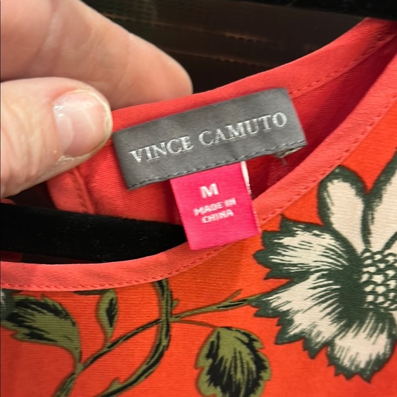 Floral Sleeveless Top -‎ Red - Picture 2 of 3